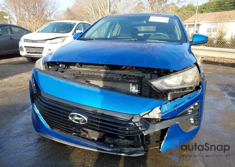2017 Hyundai Ioniq Hybrid Sel from USA, damaged, VIN KMHC75LC8HU028771